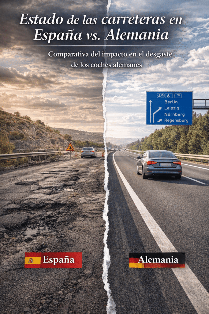 Comparación carretera Alemania vs España