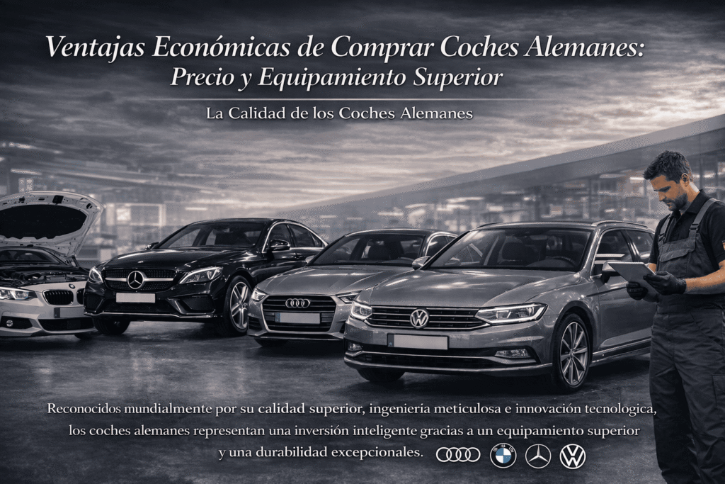 BMW, audi, mercedes y Volkswagen