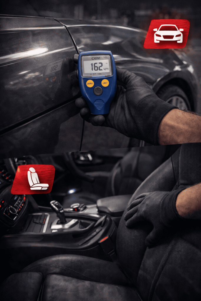 Revisión con exposímetro y revisión de interior